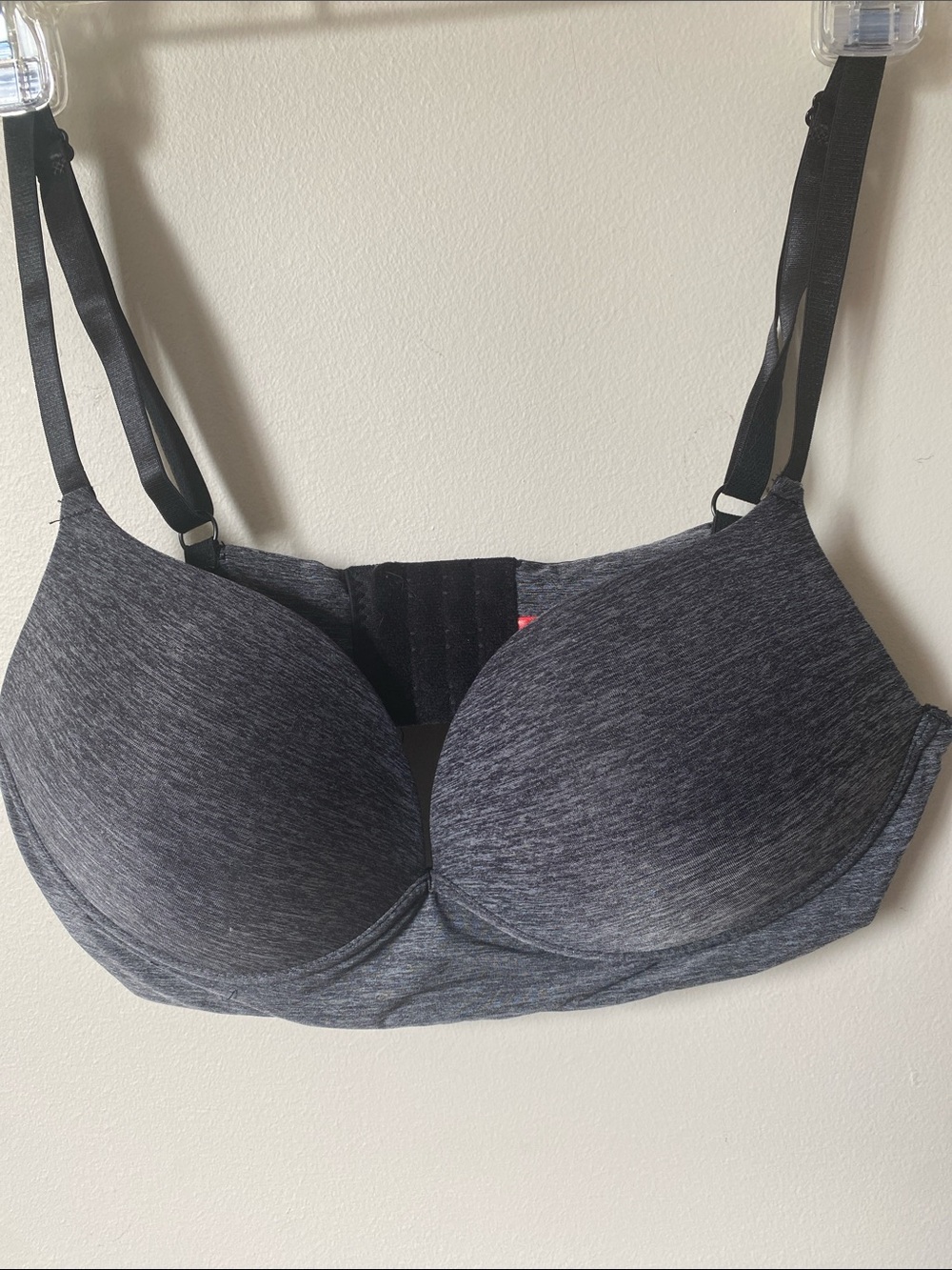 Everyday Molded Cup Bra in Heather Charcoal Gray